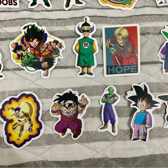 Dragon Ball Z Random Stickers Lot of 71 - Picture 10 of 11